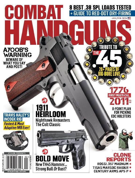 Combat-Handguns January 01, 2024 Issue Cover