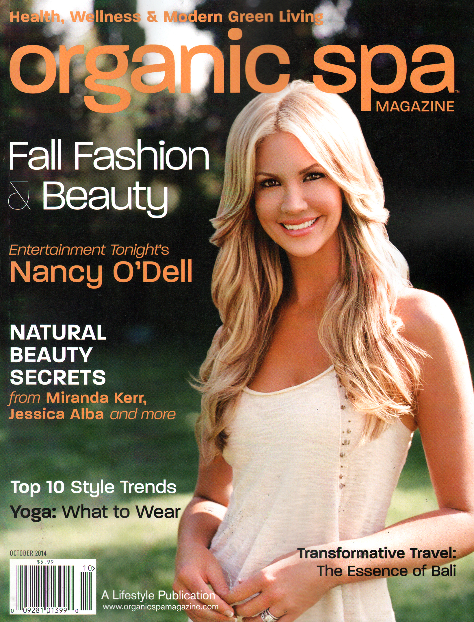 Organic-Spa October 01, 2014 Issue Cover