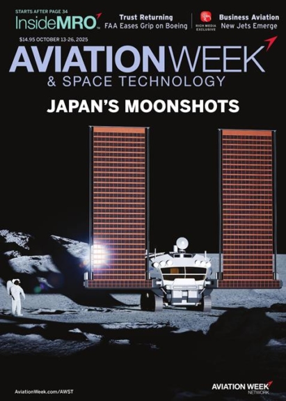 Aviation Week & Space Technology October 13, 2025 Issue Cover