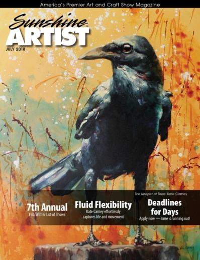 Sunshine Artist July 01, 2018 Issue Cover