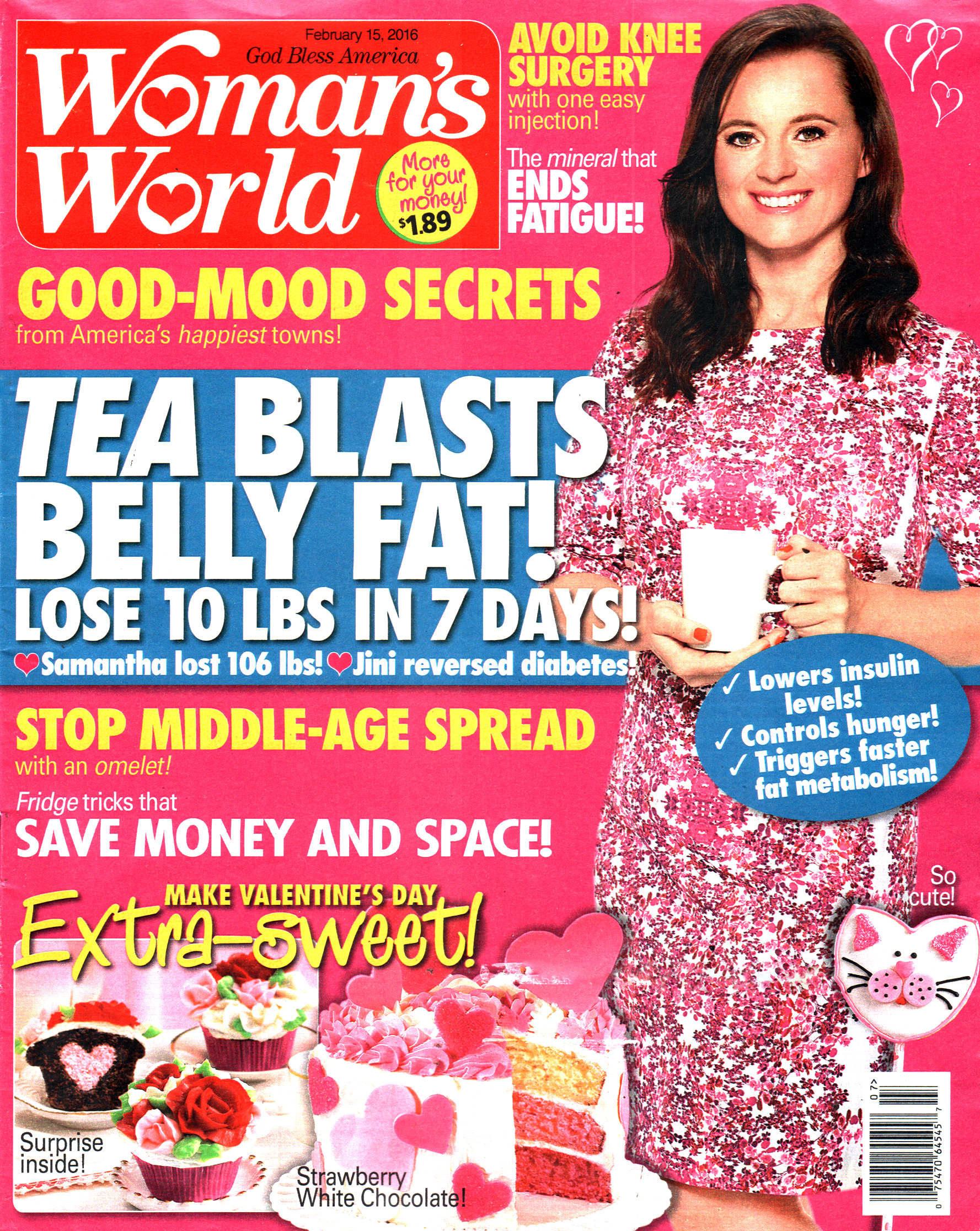 Womans-World February 15, 2016 Issue Cover