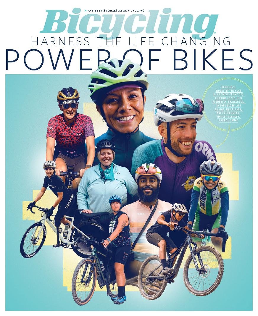 Bicycling December 01, 2023 Issue Cover