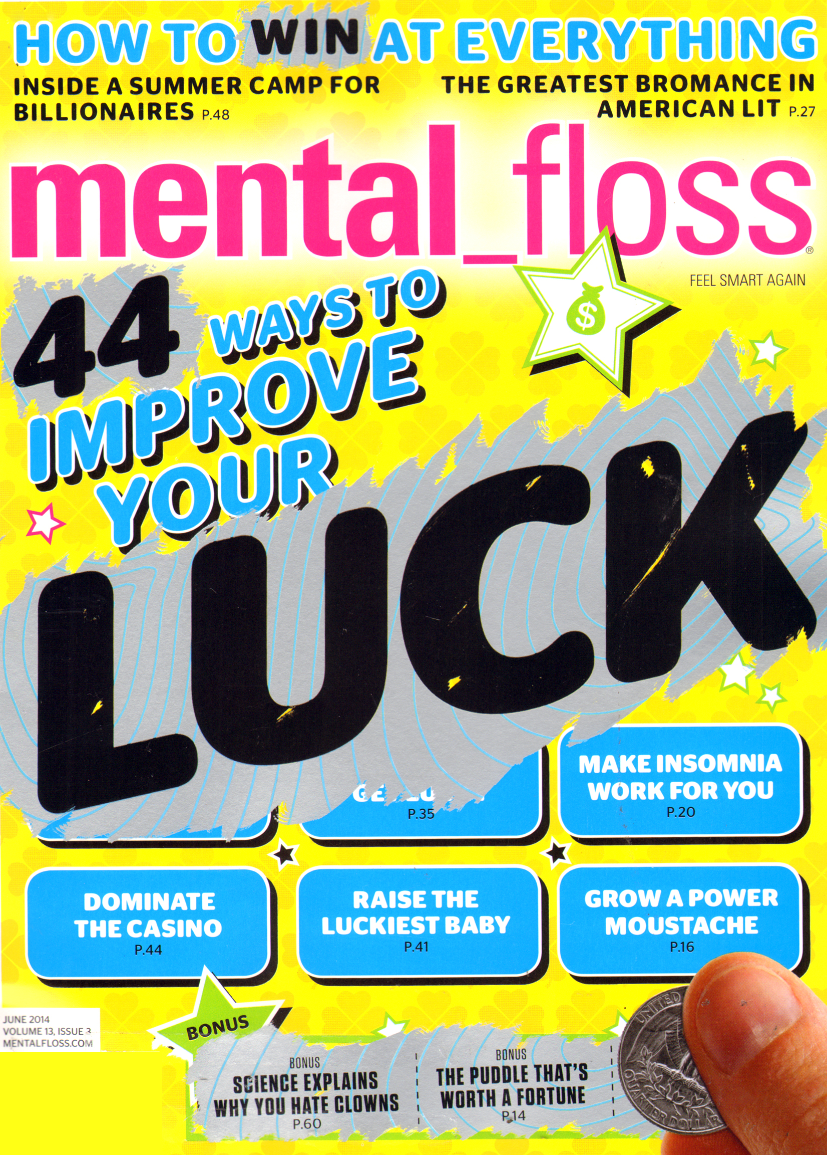 Mental-Floss June 01, 2014 Issue Cover