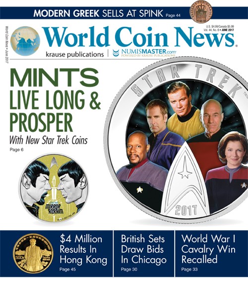 World-Coin-News June 01, 2017 Issue Cover
