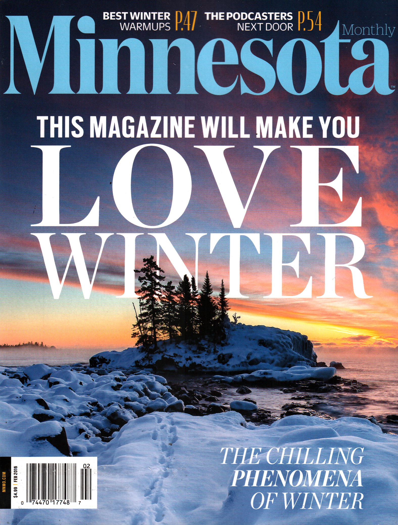 Minnesota-Monthly February 01, 2016 Issue Cover
