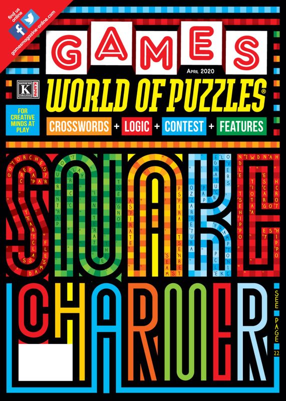 Games-World-of-Puzzles April 01, 2020 Issue Cover