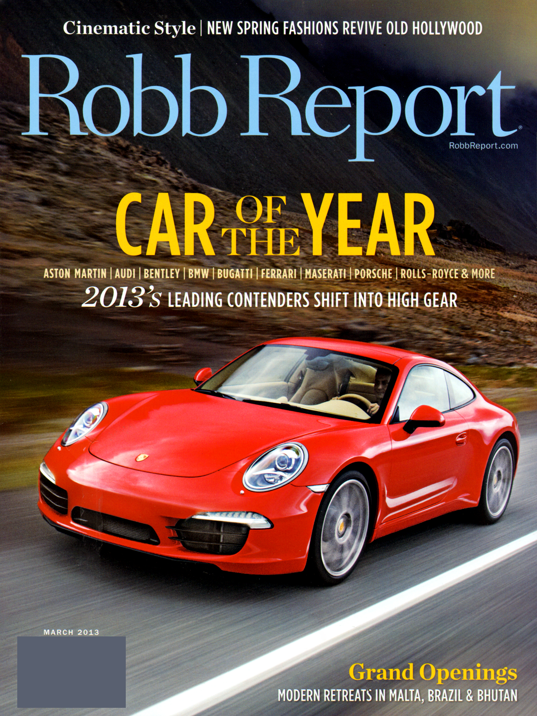 Robb-Report March 15, 2013 Issue Cover