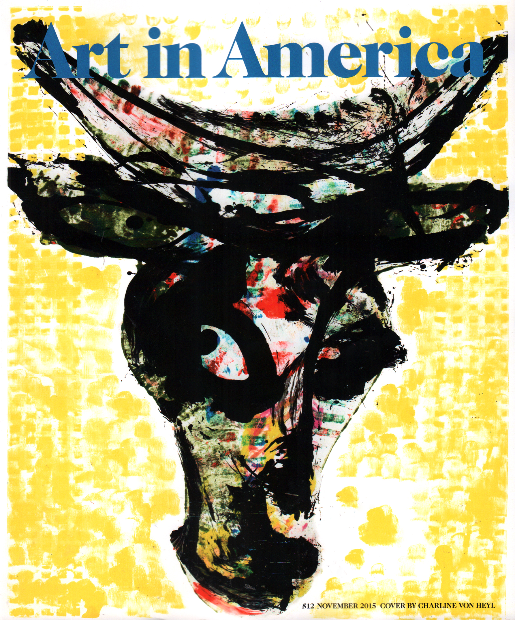 Art-In-America November 01, 2015 Issue Cover