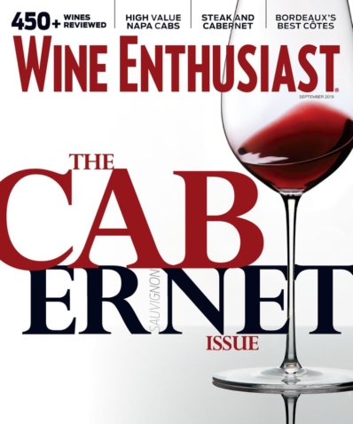 Wine Enthusiast September 01, 2019 Issue Cover