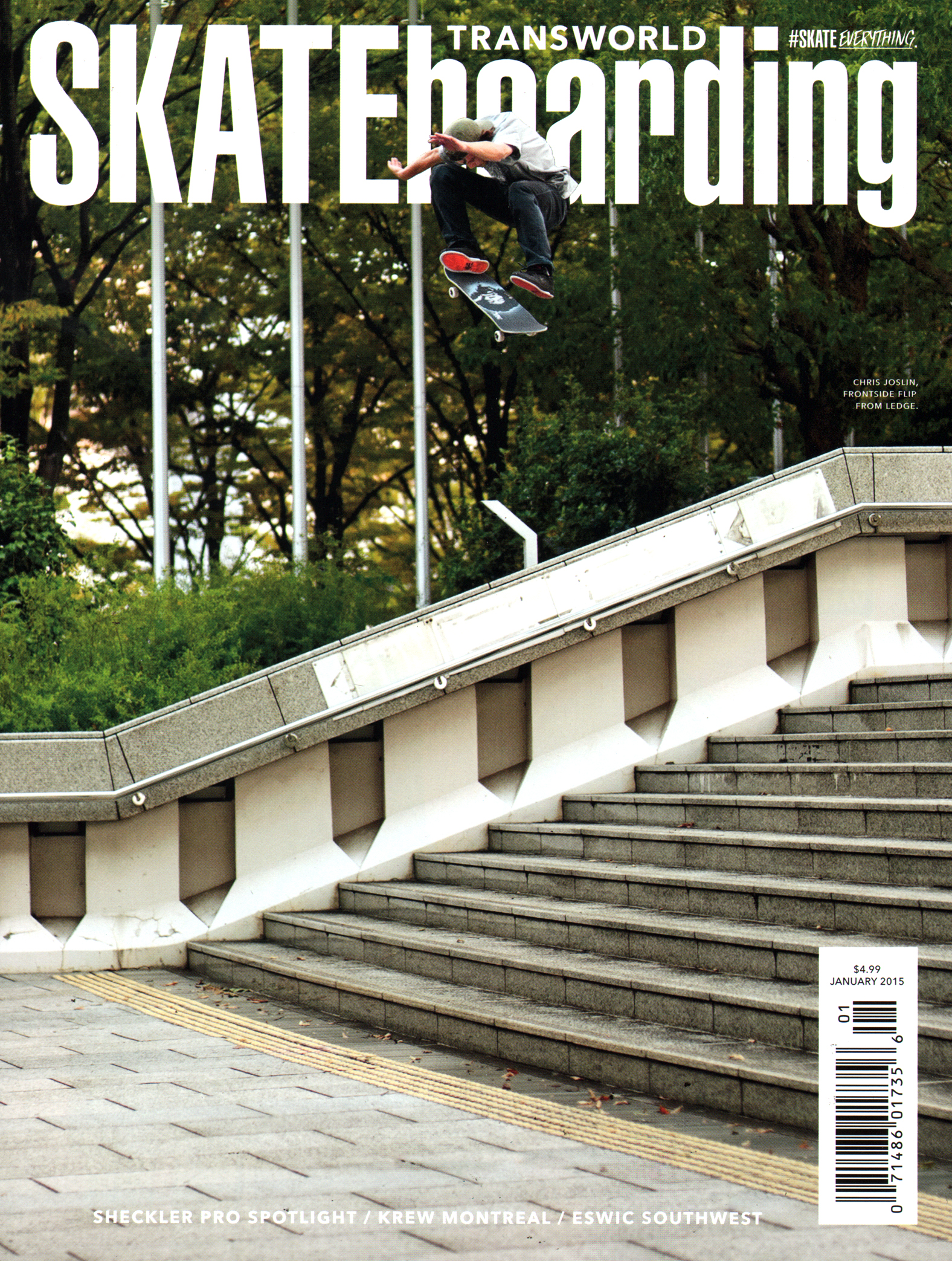 Transworld-SKATEboarding January 01, 2015 Issue Cover