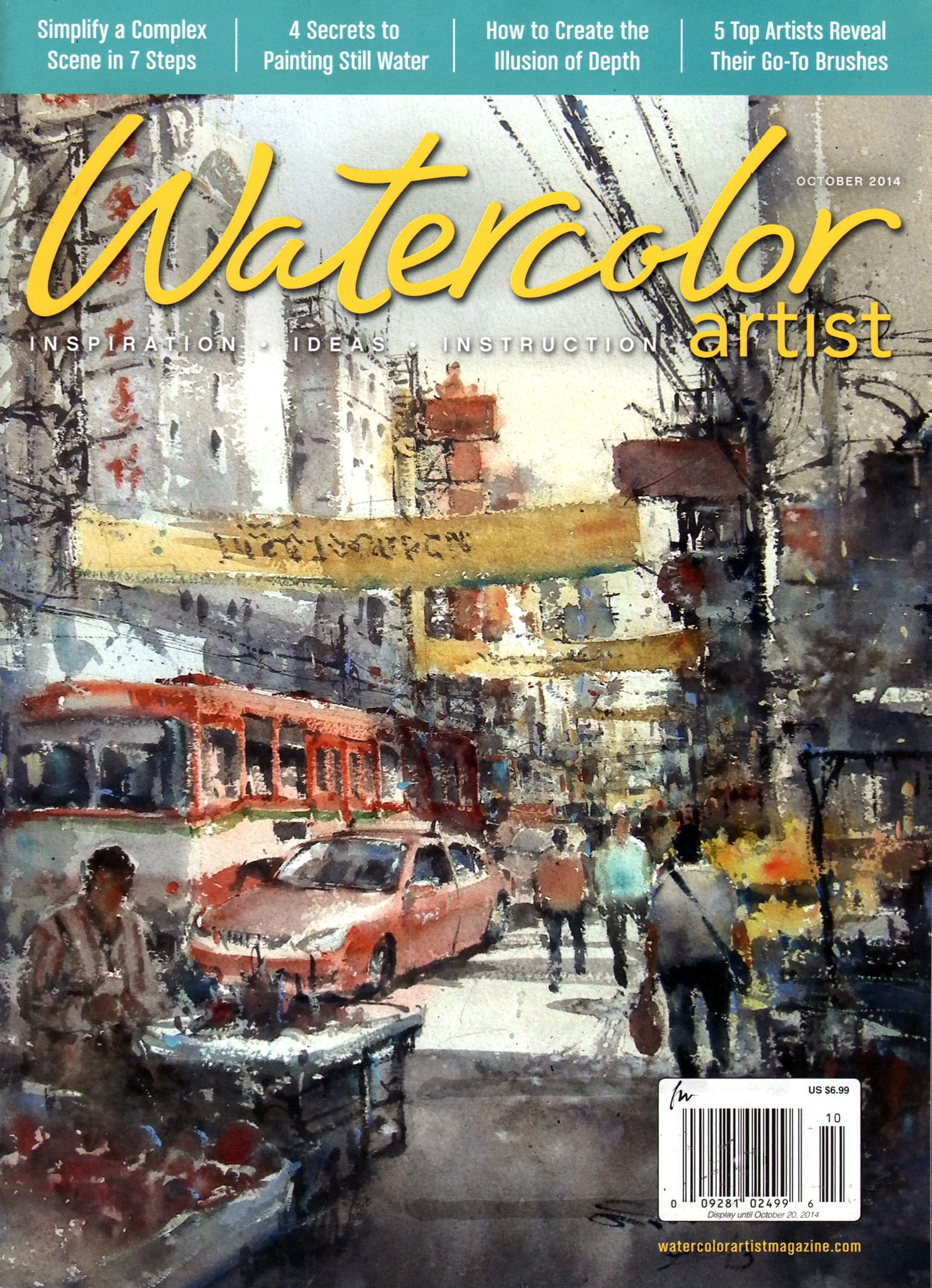 Watercolor-Artist October 01, 2014 Issue Cover