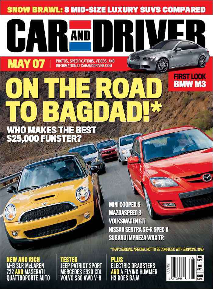 Car-And-Driver May 01, 2007 Issue Cover