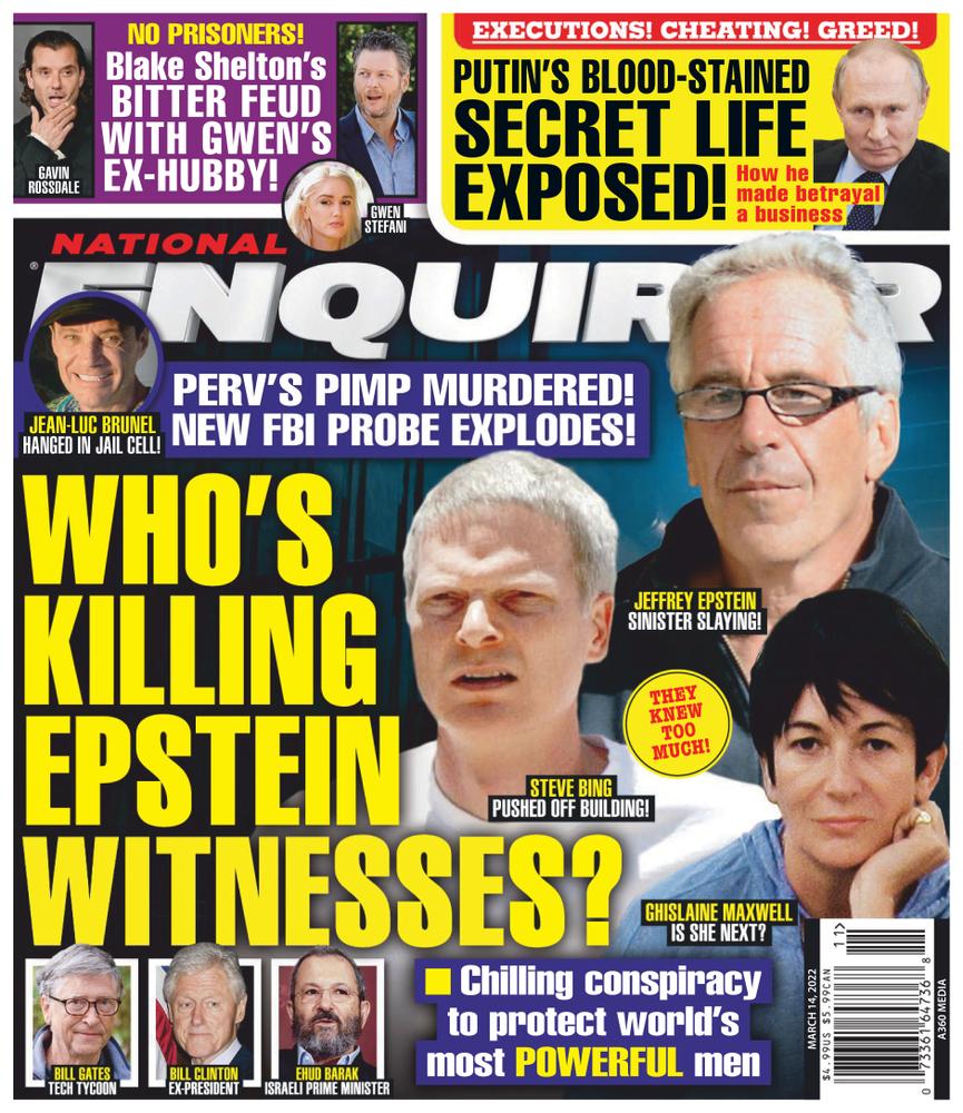National-Enquirer March 14, 2022 Issue Cover