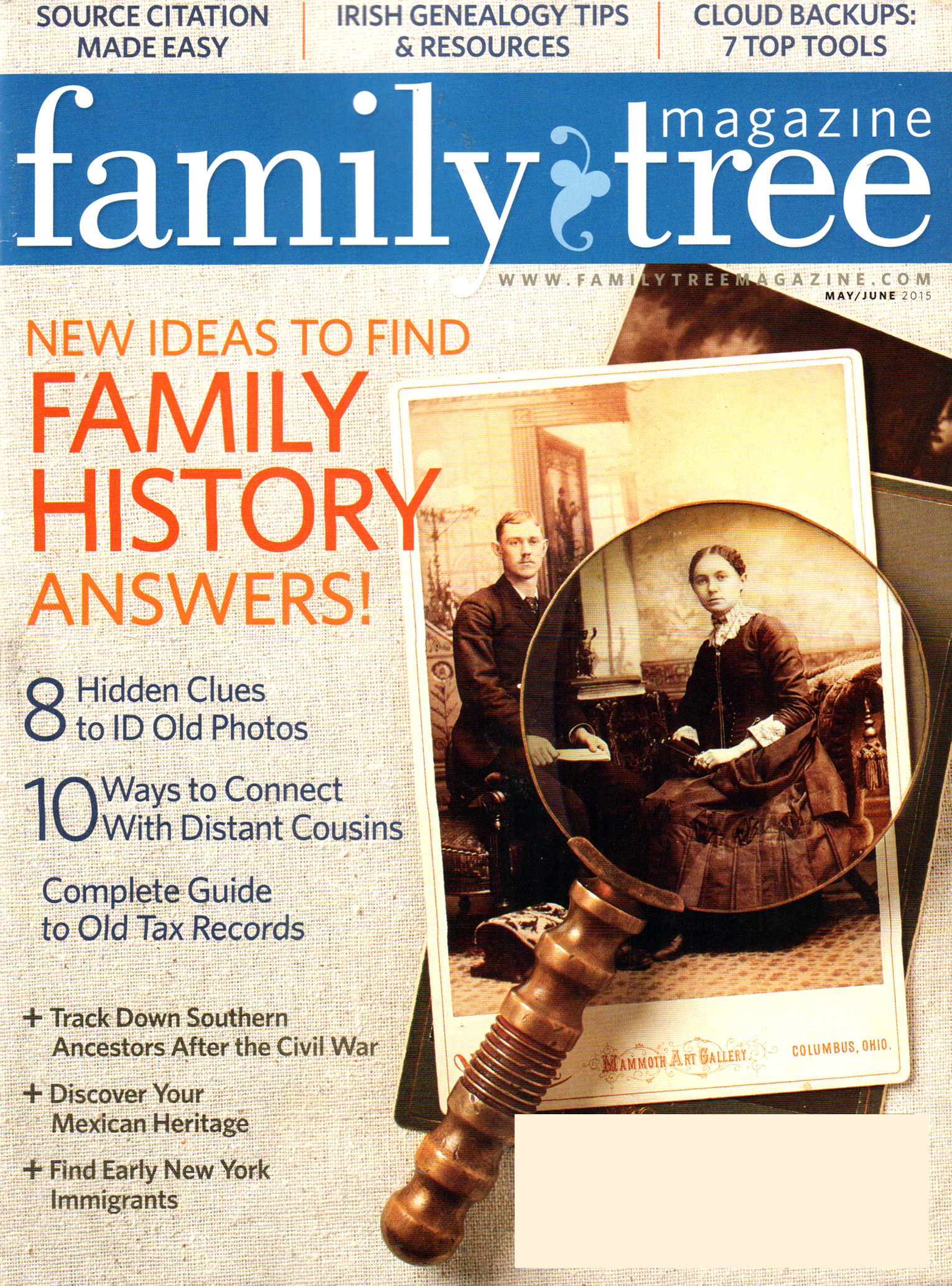 Family-Tree May 01, 2015 Issue Cover