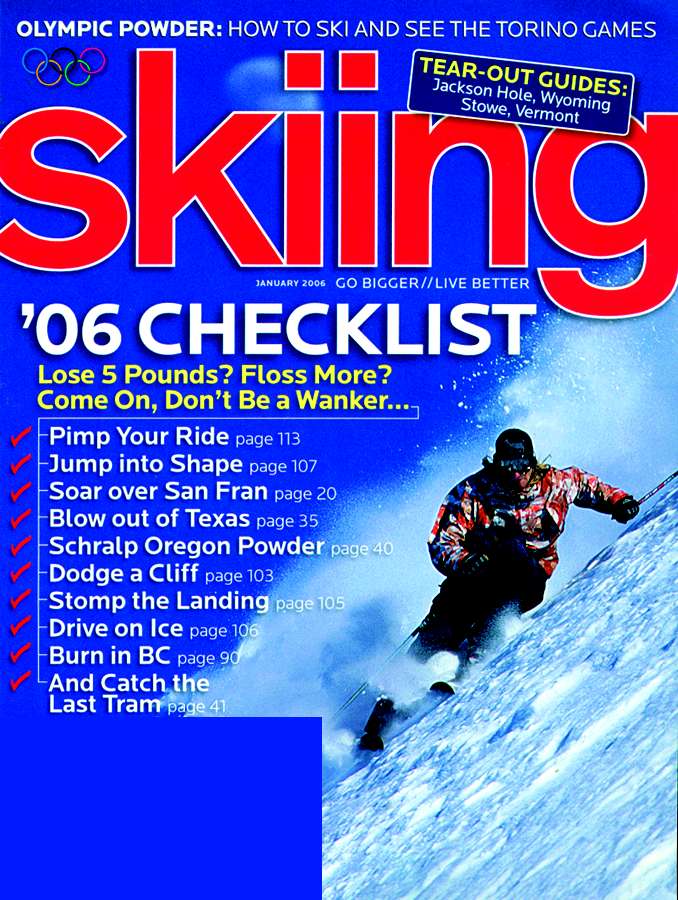skiing January 01, 2006 Issue Cover