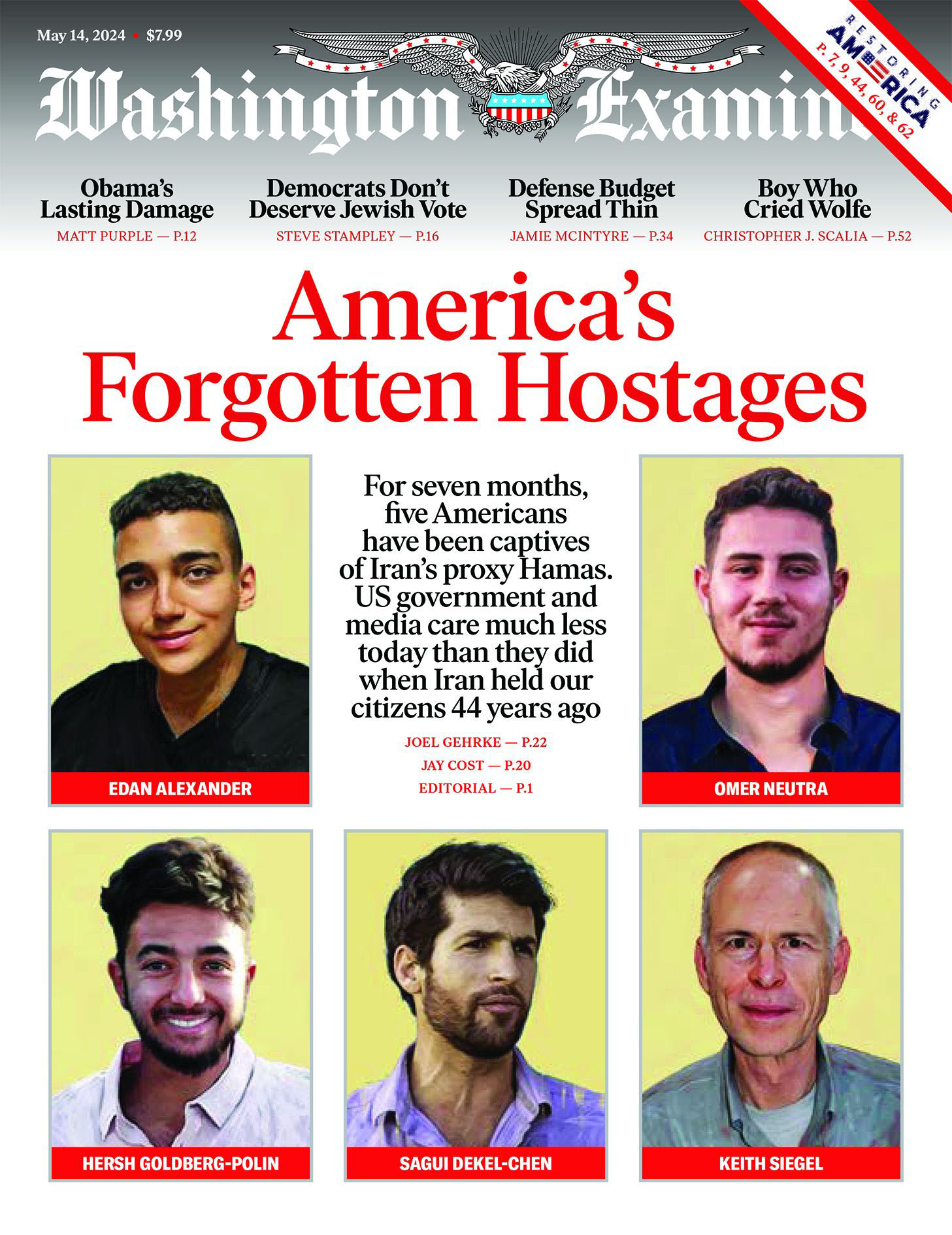 Washington-Examiner May 14, 2024 Issue Cover