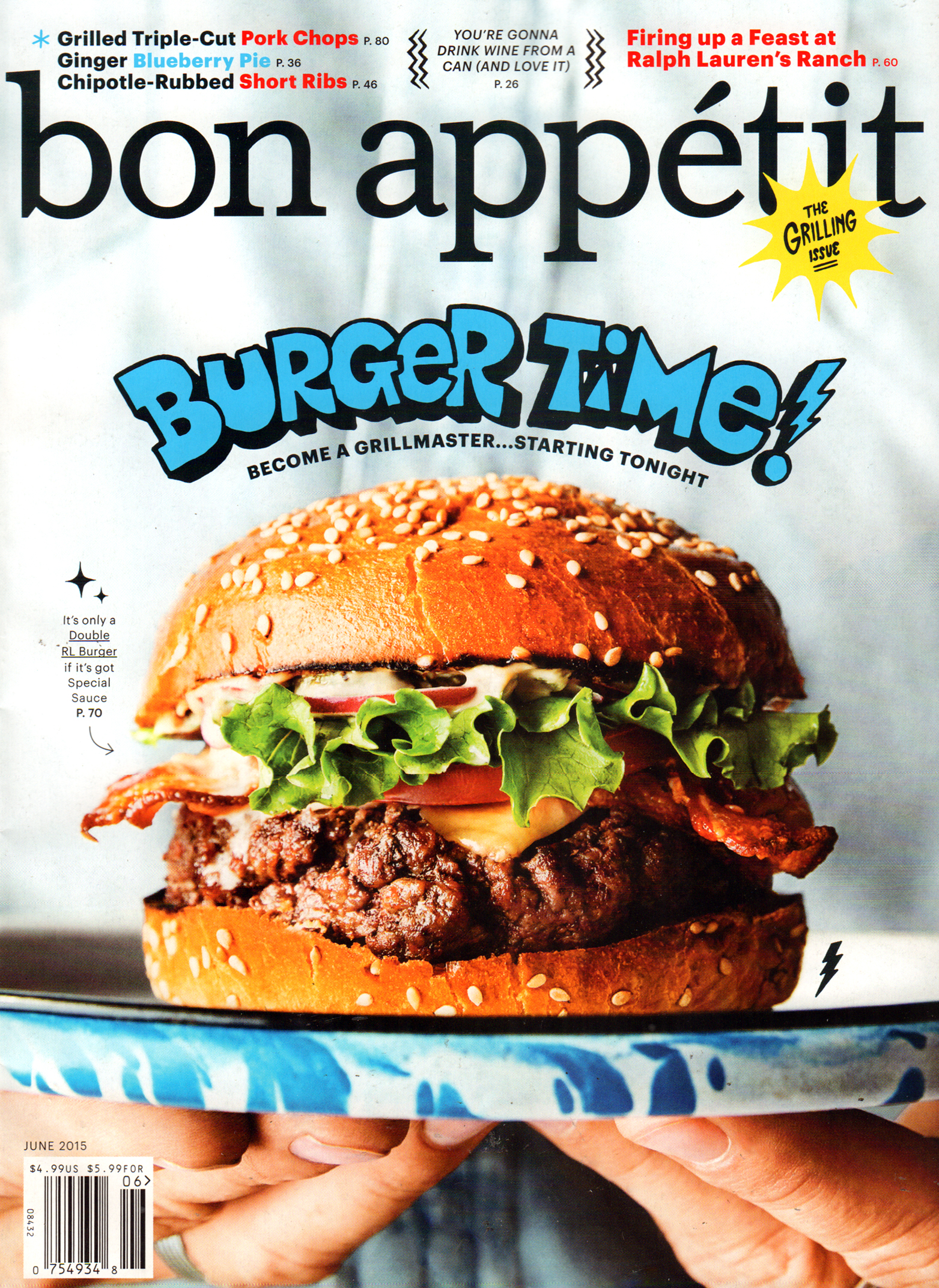 Bon-Appétit June 01, 2015 Issue Cover