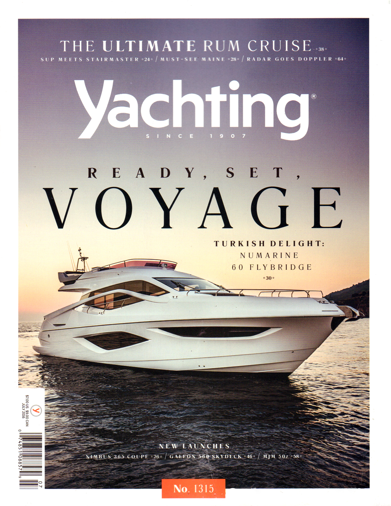 yachting July 01, 2016 Issue Cover