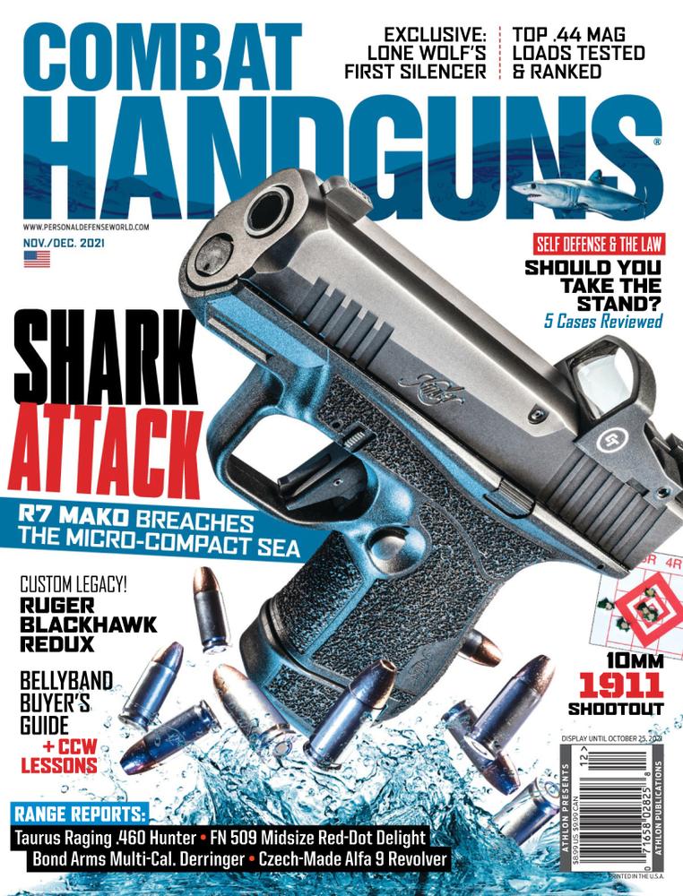 Combat-Handguns November 01, 2021 Issue Cover