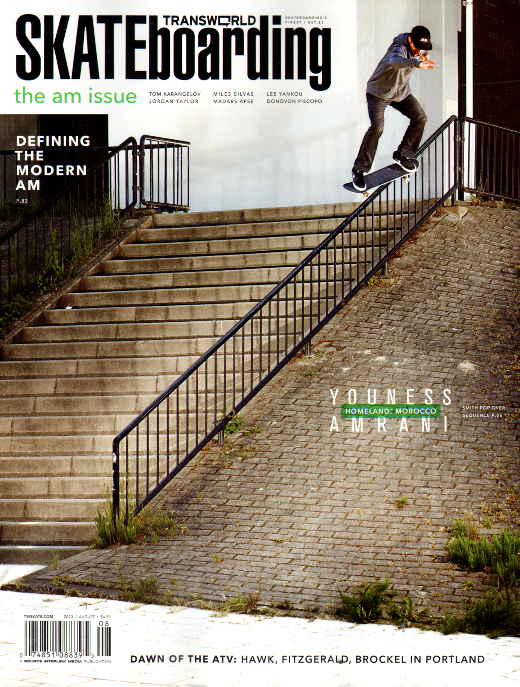 Transworld-SKATEboarding August 01, 2013 Issue Cover