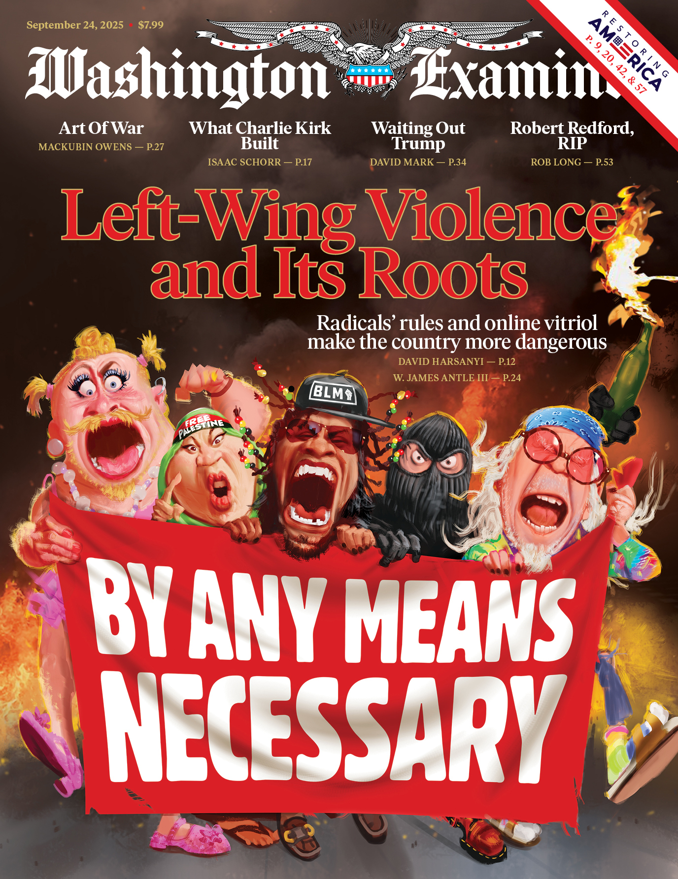 Washington-Examiner September 24, 2025 Issue Cover