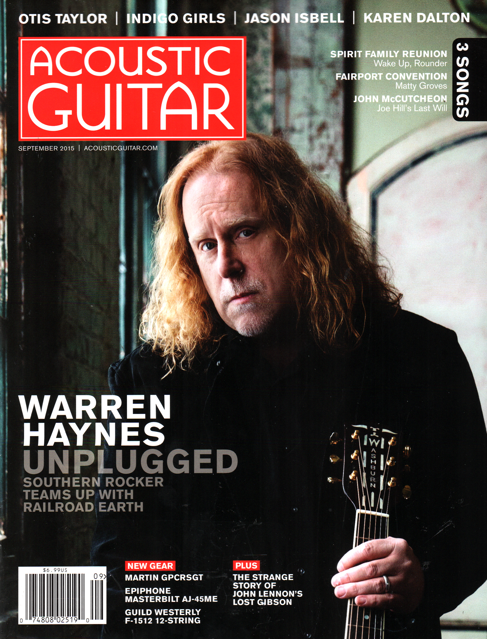 Acoustic-Guitar September 01, 2015 Issue Cover