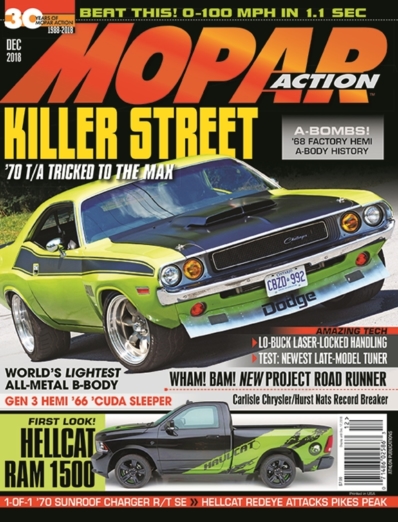 Mopar Action December 01, 2018 Issue Cover