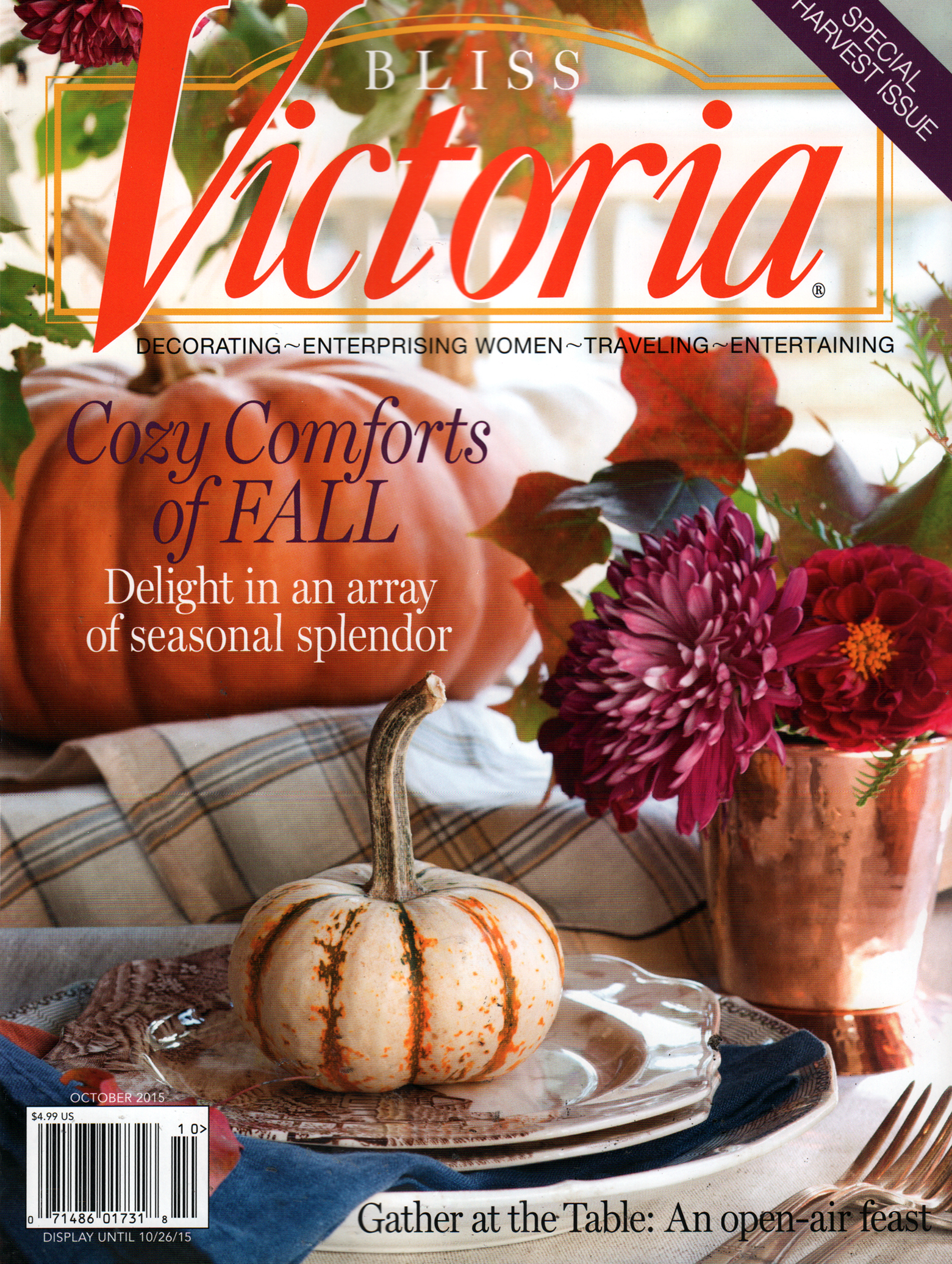 Victoria October 01, 2015 Issue Cover