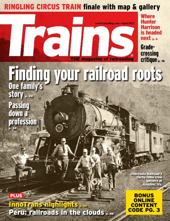 Trains April 01, 2017 Issue Cover