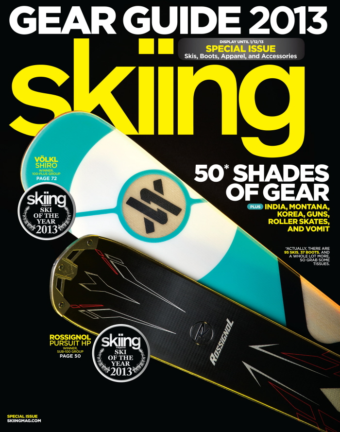 Skiing December 31, 2012 Issue Cover