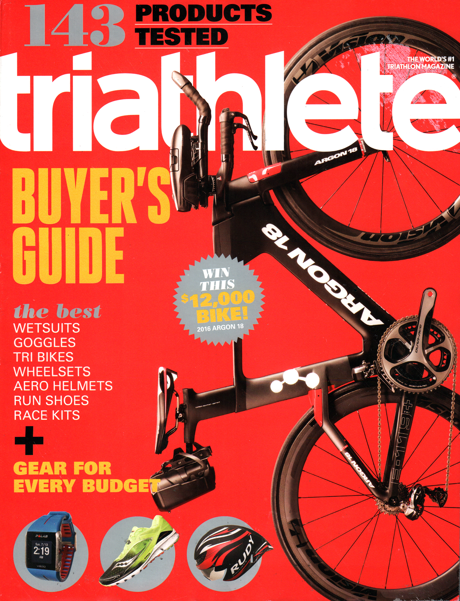 Triathlete March 01, 2016 Issue Cover