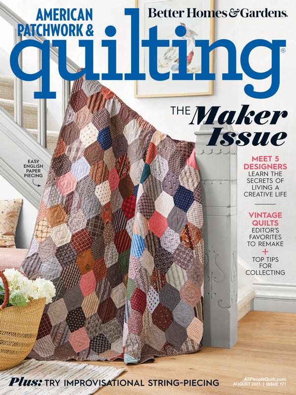 american-patchwork-and-quilting August 01, 2021 Issue Cover