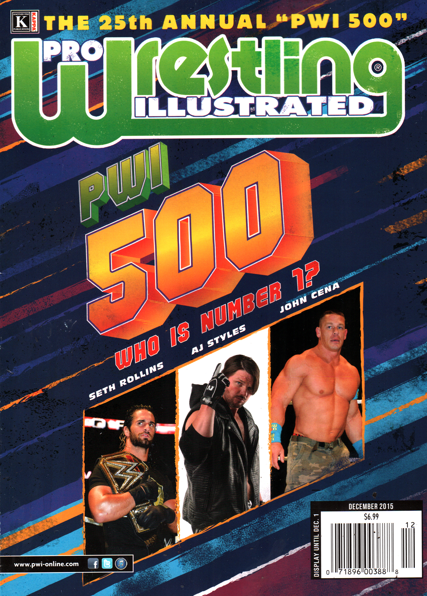 Pro-Wrestling-Illustrated December 01, 2015 Issue Cover
