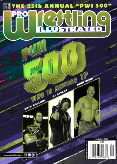 Pro Wrestling Illustrated December 01, 2015 Issue Cover