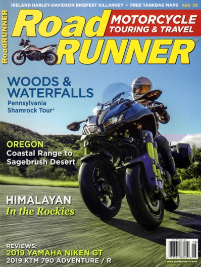 Road RUNNER Motorcycle & Touring August 01, 2019 Issue Cover