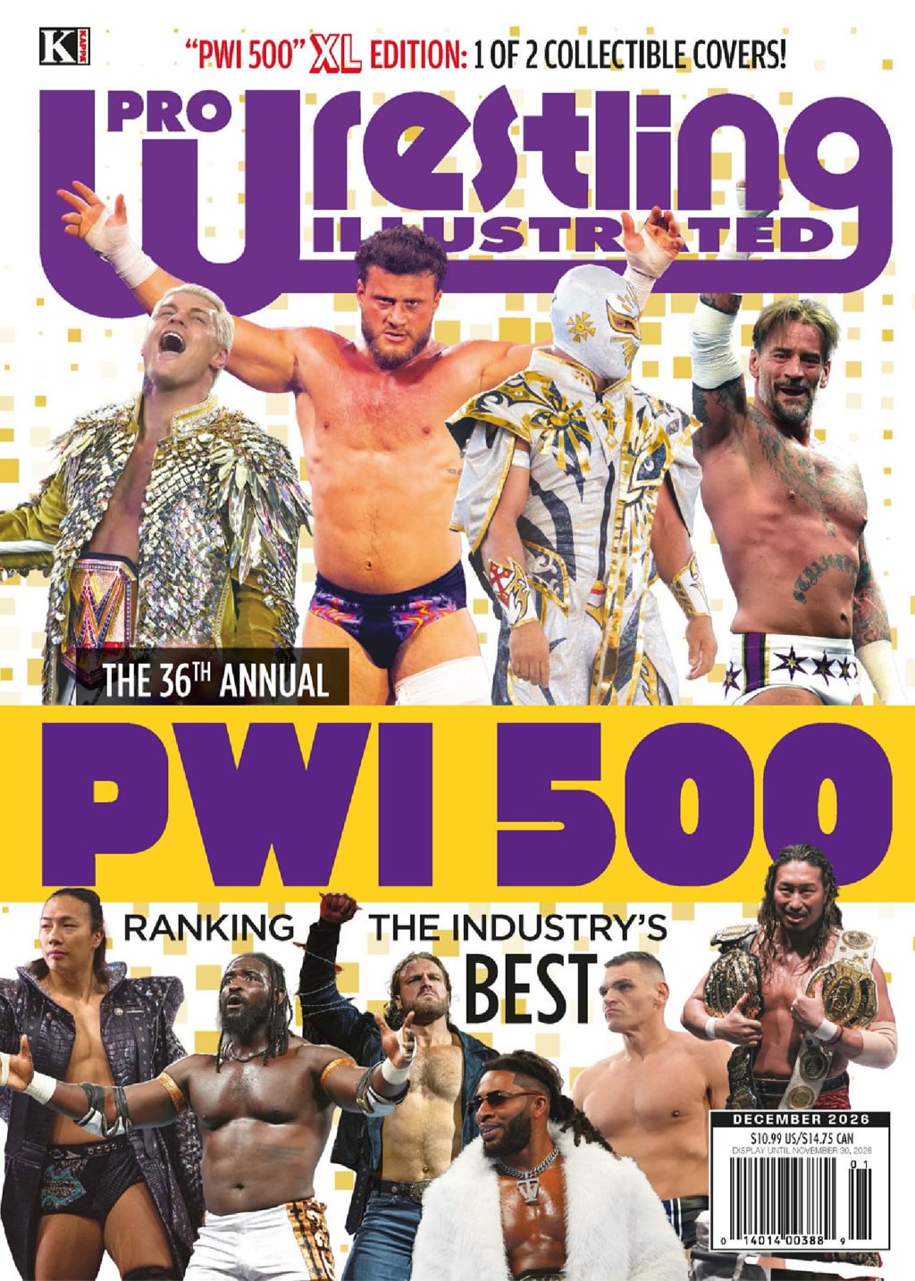 Pro-Wrestling-Illustrated December 01, 2026 Issue Cover