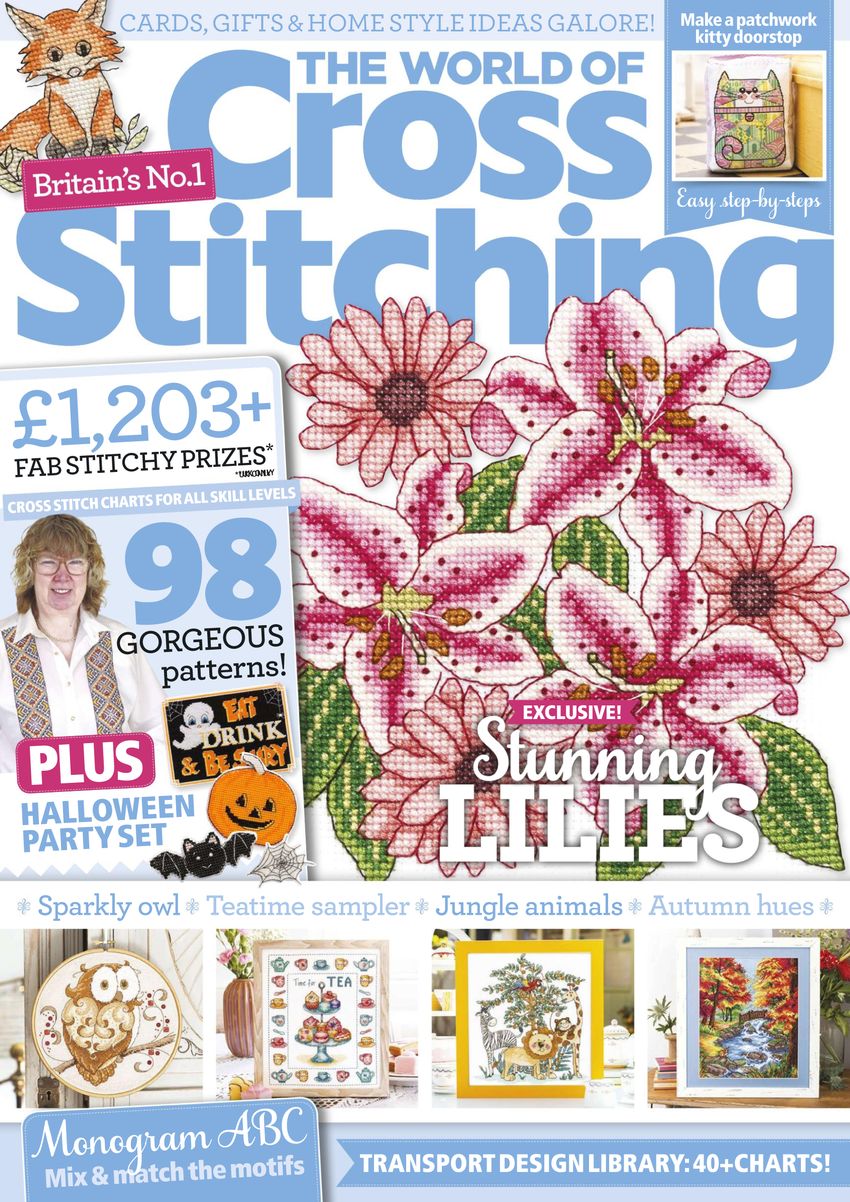 The-World-of-Cross-Stitching October 01, 2018 Issue Cover