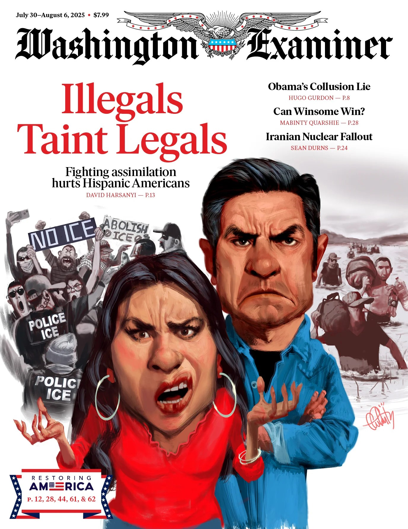 Washington-Examiner July 30, 2025 Issue Cover
