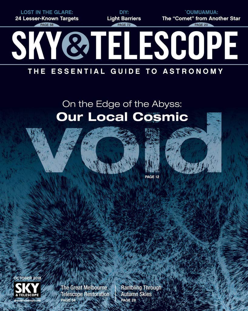 Sky-and-Telescope October 01, 2018 Issue Cover