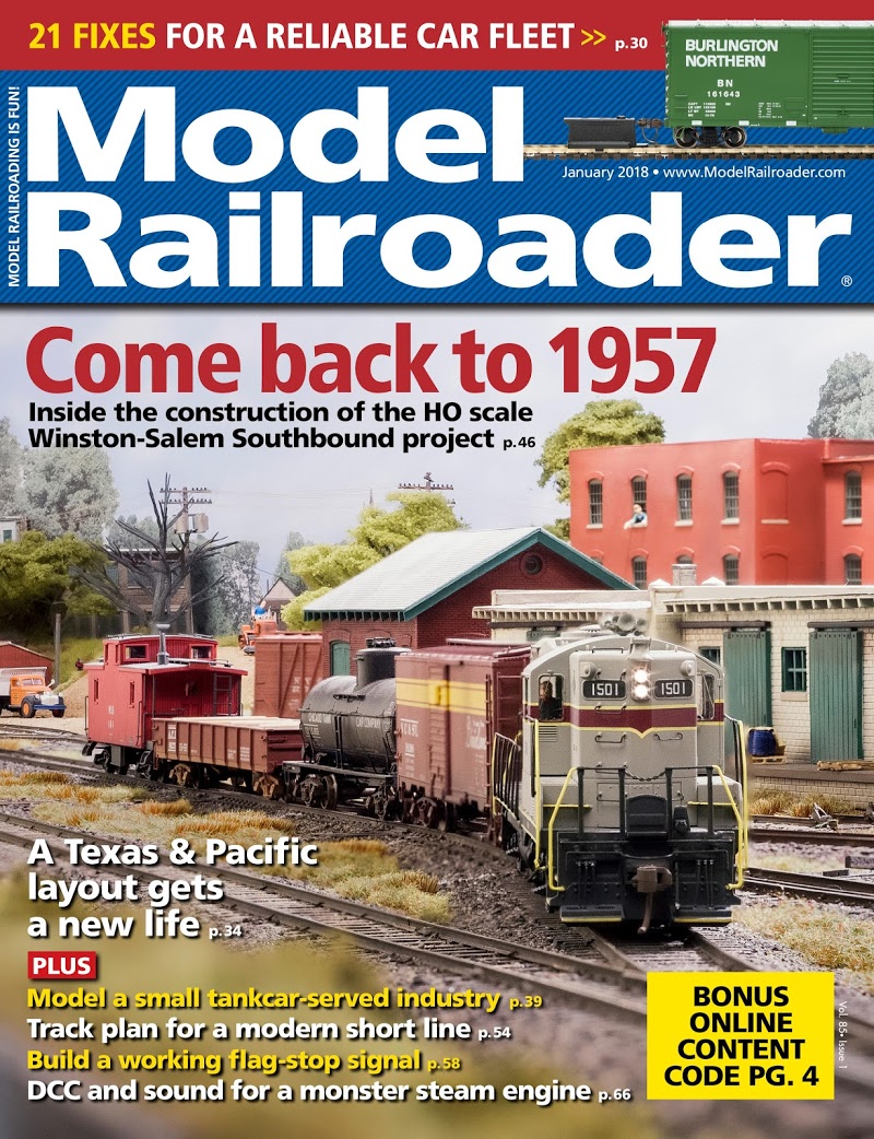 Model-Railroader January 01, 2018 Issue Cover