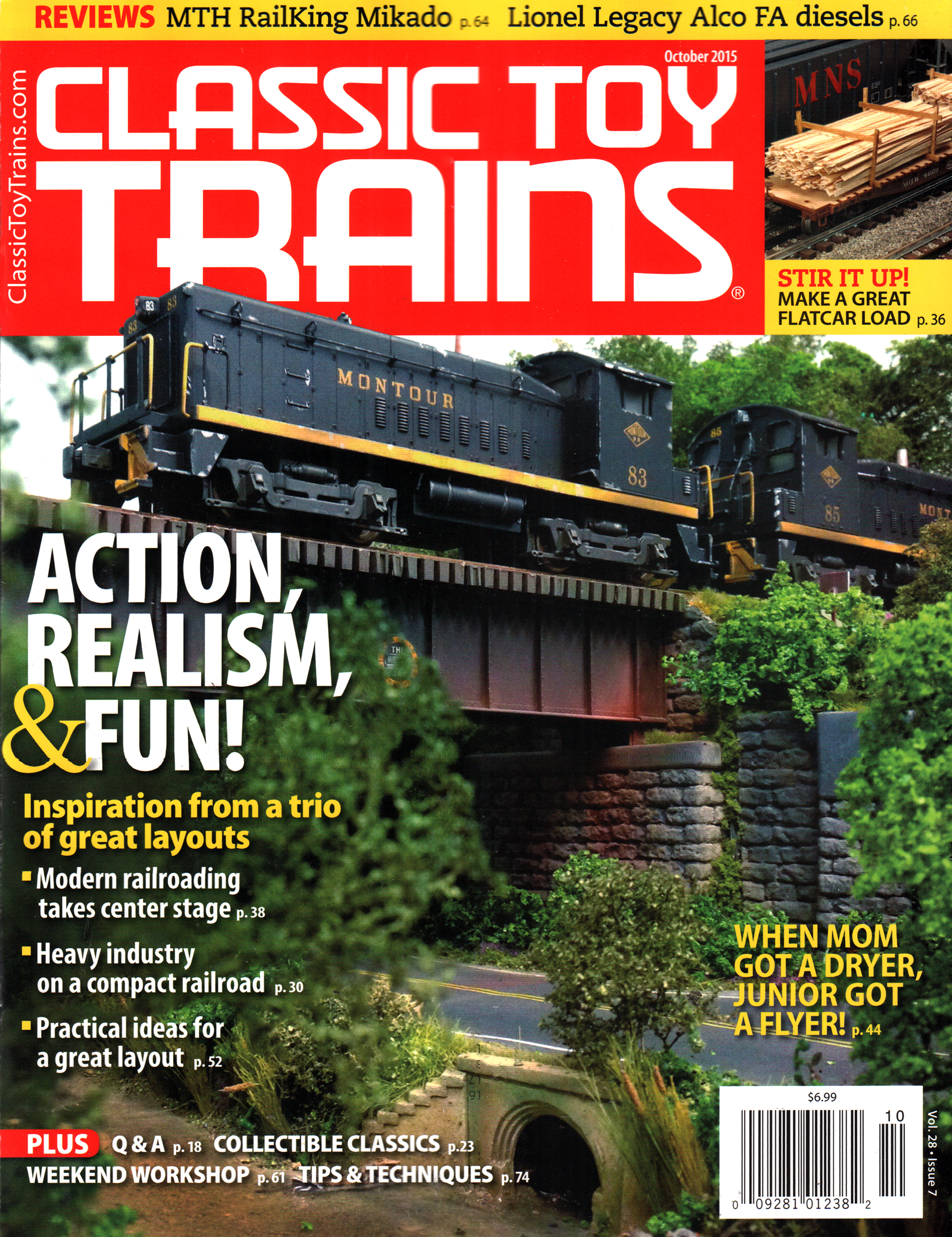 Classic-Toy-Trains October 01, 2015 Issue Cover