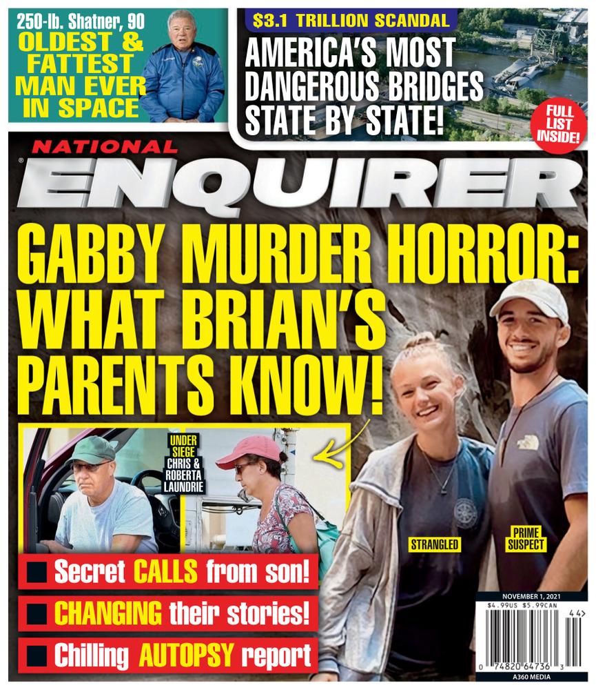 National-Enquirer November 01, 2021 Issue Cover
