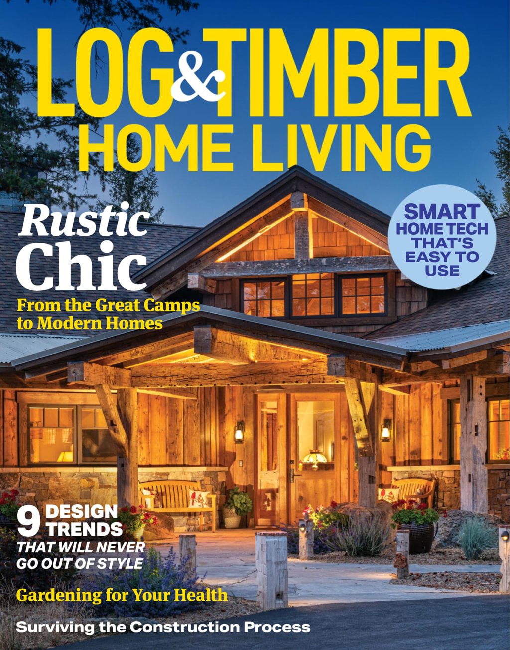 Log-and-Timber-Home-Living March 01, 2024 Issue Cover