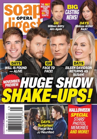 Soap Opera Digest November 06, 2017 Issue Cover