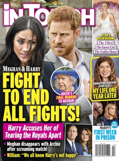 In Touch Weekly November 04, 2019 Issue Cover