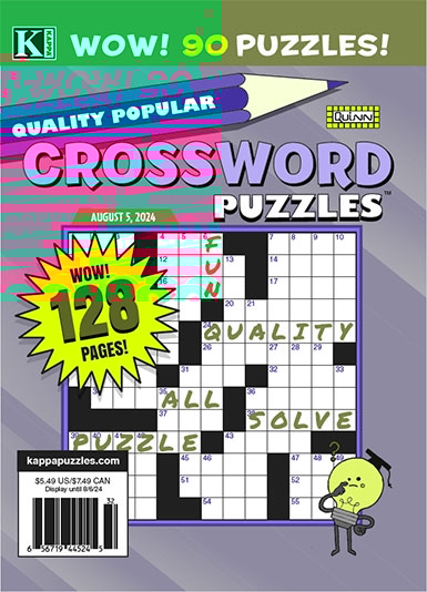 Quality Popular Crossword Puzzles December 01, 2025 Issue Cover