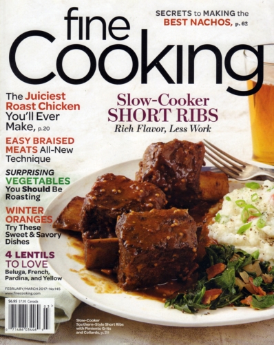 Fine Cooking February 01, 2017 Issue Cover