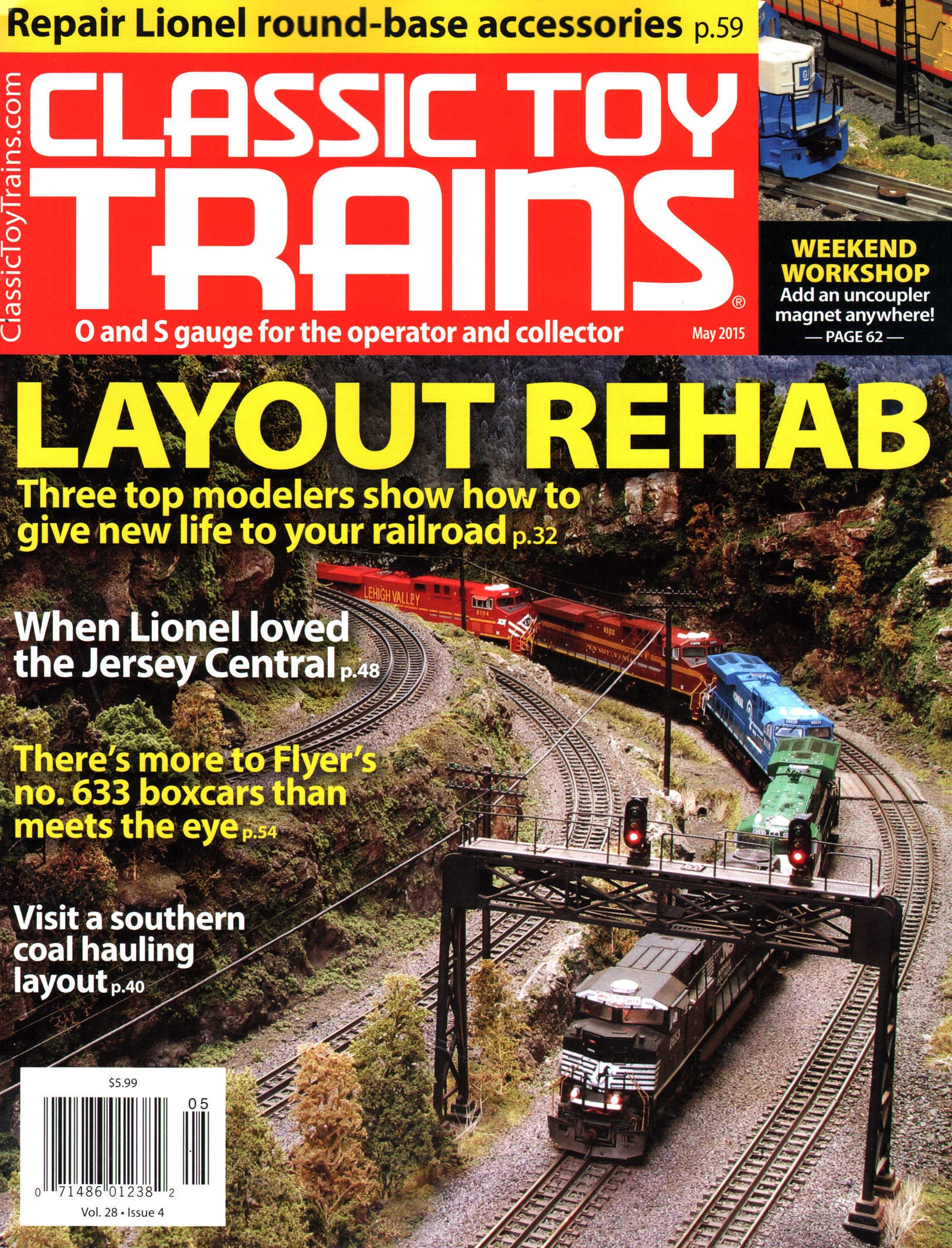 Classic-Toy-Trains May 01, 2015 Issue Cover