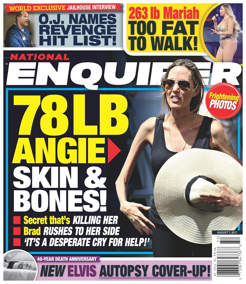 national-enquirer August 07, 2017 Issue Cover