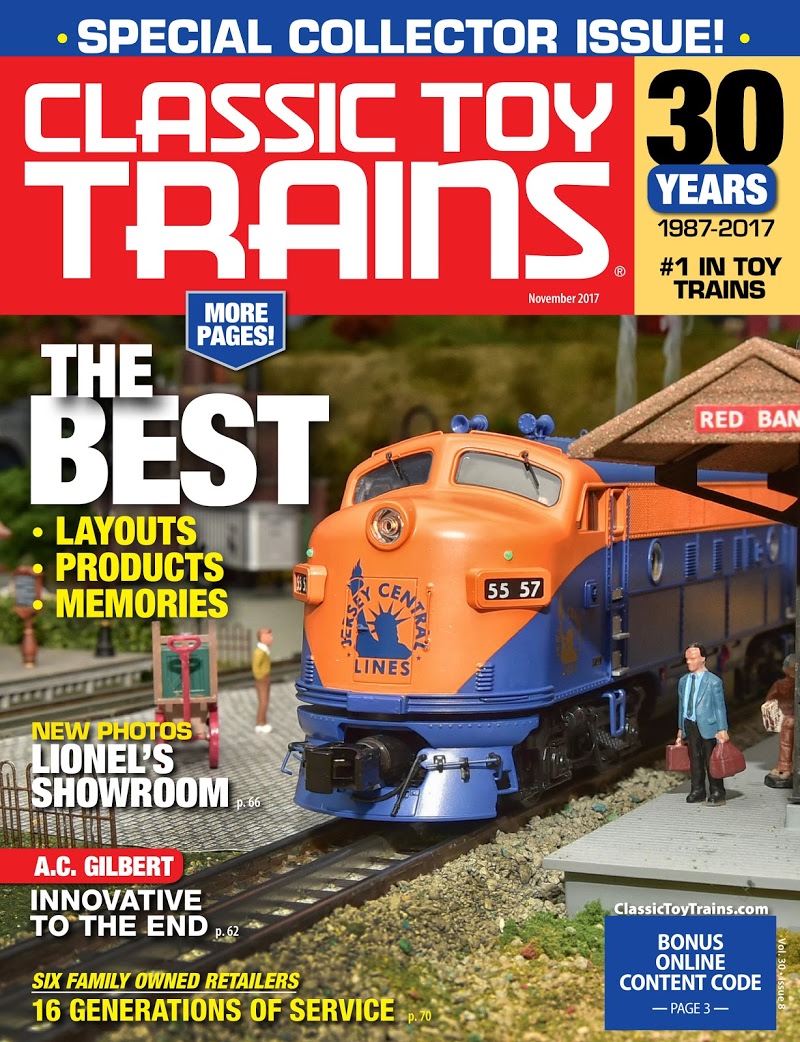 Classic-Toy-Trains November 01, 2017 Issue Cover